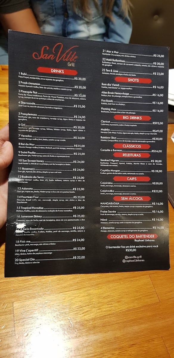 SanVille Grill Menu - Image 4